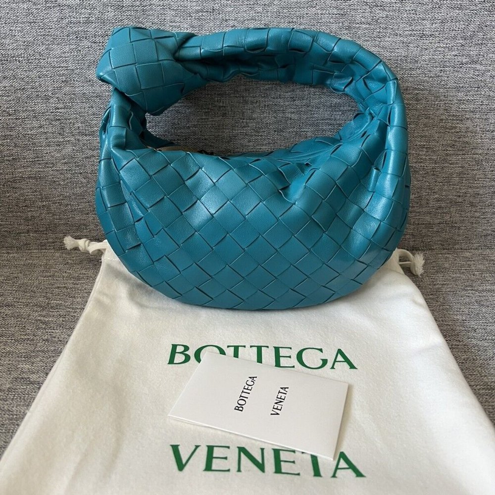BOTTEGA VENETA Jodie Mini Leather Woven Tote - Picture 1 of 6